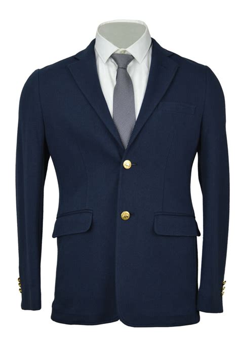 navy blue men's blazer